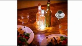 Ecandy wine bottle cork shaped lights