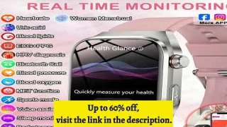 A must-have product! 2025 New Women Smart Watch with BMI measurement Menstrual Cycle ECG Heart Rat