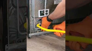 Connecting gas to a stove #plumbingrepair #homerepair #plumber