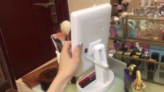 KOOKIN Lighted Vanity Makeup Mirror with 16 Led Lights 180 Degree Free Rotation Touch Screen Reviews