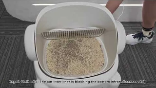 Cumrige M5 Self-Cleaning Litter Box – Anti-Pinch Safety Sensor Demo