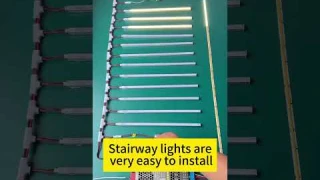Staircase lights are very easy to installed and use #controller #stairlight #stairway #stairs #led