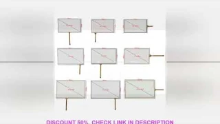 Universal 6.2/7/8/9 inch 4Pin Resistance Digitizer Touch Screen Panel Glass Car DVD GPS Navigation C