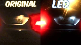 LASFIT LED LICENSE PLATE BULBS (Install, Review, Before & After)