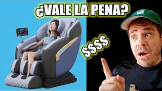 Probe la famosa silla futurista para masajes