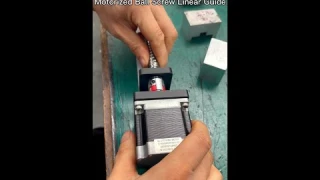 Assembly Live - Motorized Ball Screw Linear Guide