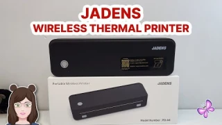 JADENS Portable Wireless Thermal Printer Review!