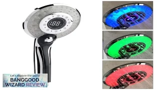 Bakeey LED Light LCD Display Third Gear Water Flow Self Illumination Temperature Review