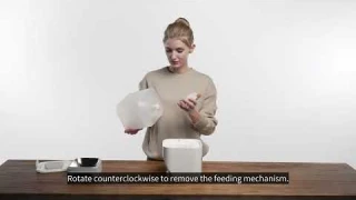 How to Disassemble, Wash and Reassemble the Pet Feeder?