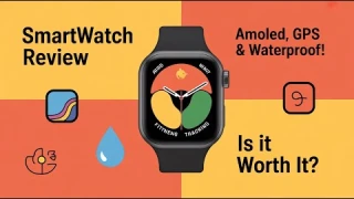 2025 1.7 AMOLED Smartwatch Review  GPS, Flashlight, Waterproof, Fitness & Outdoor Tracker