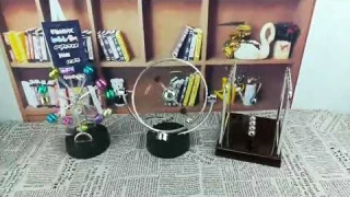 Creative and simple Newton pendulum ball magnetic suspension billiard ball perpetual motion ritual