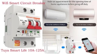 Tuya Smart Life 10A 125A Wifi Smart Circuit Breaker SETUP
