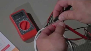 How to test an electric underfloor heating floor sensor probe