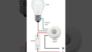 Motion sensor wiring #shorts #motion #sensor #wiring