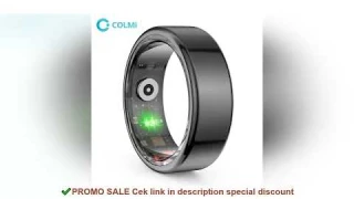 COLMI R02 Smart Ring Military Grade Titanium Steel Shell Health Monitoring IP68 & 3ATM Waterproof Mu