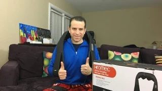 Hromec Neck and Shoulder Shiatsu Kneading Massager With Heat Review And Demo