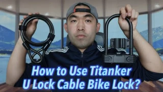 How to Use Titanker U Lock Cable Bike Lock?