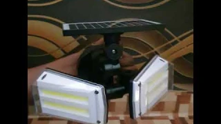 Solar Microwave Radar Motion Sensor Waterproof Twin lamps #Goyalsolar​​​ ​​ #solarmotionsensorlight