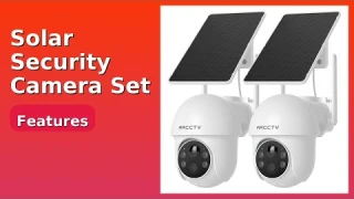 REVIEW (2025): Solar Security Camera Set. Features.