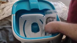 Amazing Space-Saving Foot Bath That Fits ANYWHERE