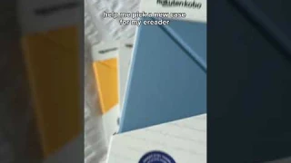 Picking a new case for my new Kobo Libra Colour 💛✨