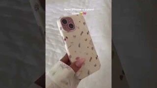 iPhone 15 pink unboxing + cutest case #iphoneunbox #phonecase #aesthetic #iphone #iphone15