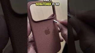 I Scratched The iPhone 17 TechWoven Case