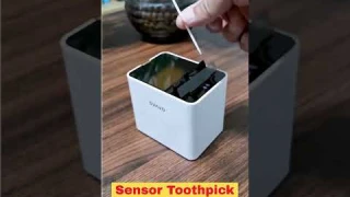 Sensor Toothpick Box, Automatic Intelligent Dispenser Smart Infrared Electric Pop up