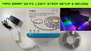 TP-Link Tapo Smart Wifi Light Strip Setup and Review!