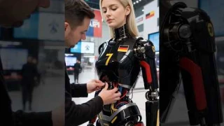 🇩🇪 Germany’s No.7 – A Glimpse Into the Robotic Future  #robot #humanoid  #athlete #Olympics #aiart