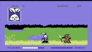 Lukozer Retro Game Review 247 - Samurai Warrior: The Battles Of Usagi Yojimbo - Commodore 64