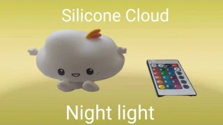 Silicone Cloud Night Light From Amazon. Quick Review