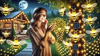 🐝 SEMILITS Solar String Lights 20LED | Best Solar Bee Lights Outdoor Waterproof 🌻