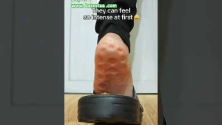 heel pain treatment with acupressure massage slippers