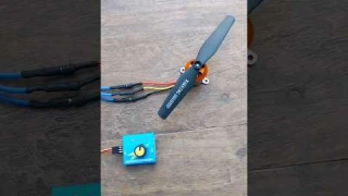 bldc 🫡collaberation with esc servo test thrust test #bldc #bldcmotor #drone