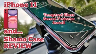 iPhone 11 Shamo Clear Case Review & Tempered Glass Screen Protector Install...