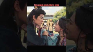So deranged! 🤯 They are made for each other 👌 #fatedhearts #xiameng #qintianyu #cdrama #shorts
