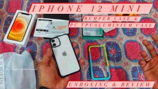 Bumper Case  & PC TPU Aluminum Case iPhone 12 Mini Unboxing And Full Review