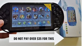 X6 PORTABLE  GAME CONSOLE REVIEW