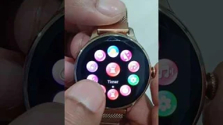 Noise Grace Women's Collection 1.1 AMOLED Display with Diamond Cut Metal Dial Smartwatch. #noise