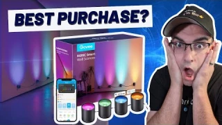 Govee RGBIC Smart Wall Sconce Review - This Will Transform Your Room!