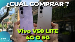 COMPARATIVA COMPLETA Vivo V50 LITE 4G y 5G - ¡Todo lo que necesitas saber!