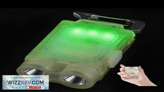 Mini Multifunctional Hat Clip Light Dual Light Source Pocket Flashligh LED Headlight Review