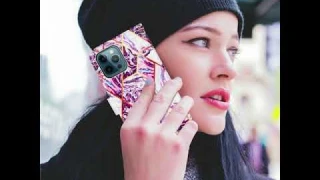 iPhone 12 Pro Max Marble Pattern Wallet Stand Case