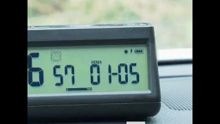 RCW-S10 Dashboard Clock with Wireless Temperature Display