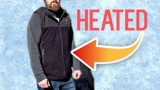 Heated Fleece Vest With Battery Pack  Up to 20 Hrs Electric Warming Heating Badass Moto