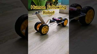 Human Following Robot Without Arduino  #diy #shorts #robot
