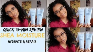 Shea Moisture's Manuka Honey + Yogurt Review UNDER 10 MINUTES!!!