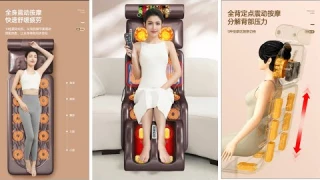 5-in-1 Smart Electric Massage Cushion Review | Neck, Back, Waist Pain Relief at Home!