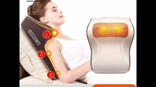 3 in 1 Newest Massage Pillow with Car Home Duel Use EasyCarry Neck Back Shoulder Waist lCool gadgets
